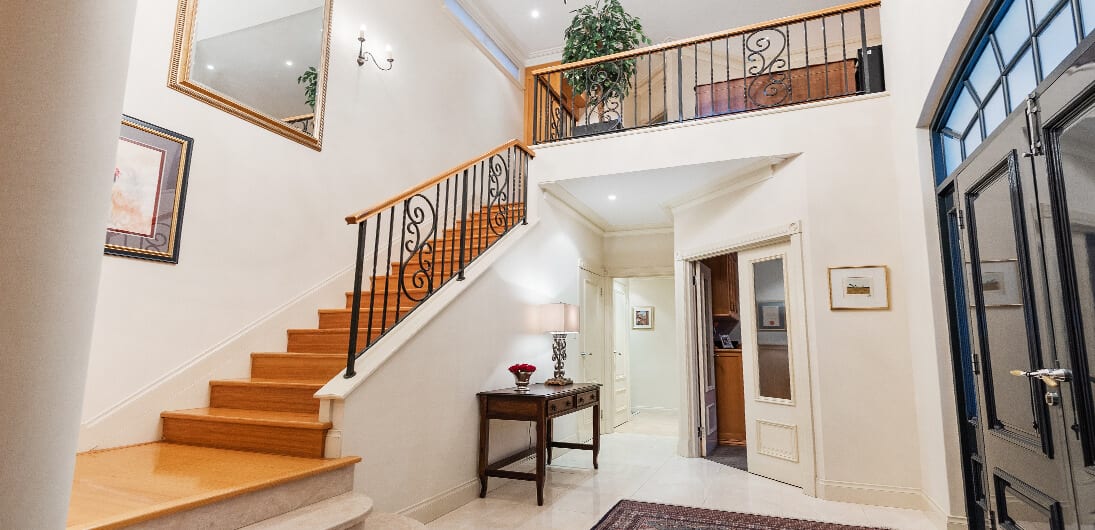 house with staircase